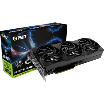  Видеокарта Palit Nvidia GeForce RTX 4080 Super Infinity 3 OC 16ГБ (NED408SS19T2-1032S), GDDR6X, OC, Ret 