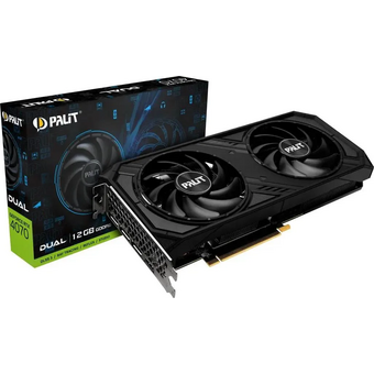  Видеокарта PALIT RTX4070 Dual 12GB NE64070019K9-1048D DDR6 12GB PCIE16 