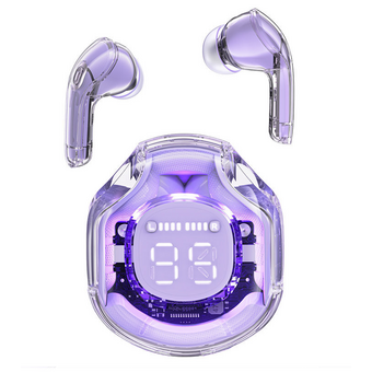  Наушники ACEFAST T8 (AF-T8-AP) Crystal color bluetooth earbuds Alfalfa purple 