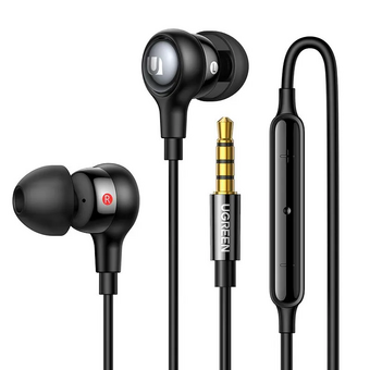  Наушники UGREEN EP105 (35753) In-Ear Earphones 3.5mm Black 