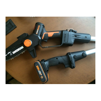  Пила цепная WORX WG325E аккумуляторная, 2Ач х1, ЗУ 2А 