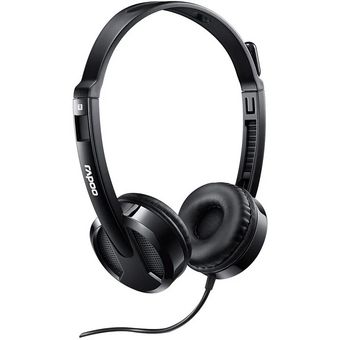 Наушники RAPOO H100 Wired Stereo Headset 35mm H100 Black 