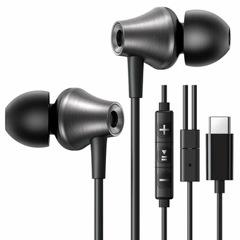  Наушники UGREEN EP105 (35754) In-Ear Earphones Type-C Black 