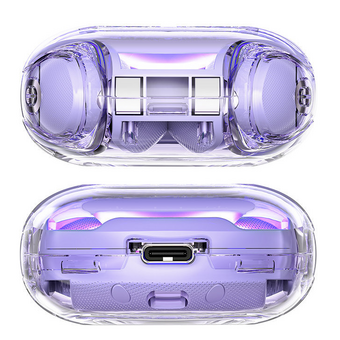  Наушники ACEFAST T8 (AF-T8-AP) Crystal color bluetooth earbuds Alfalfa purple 