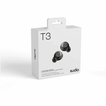  Наушники Sudio T3 (T3BLK) Bluetooth Earbuds-Black 