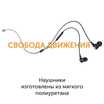  Наушники UGREEN EP105 (35753) In-Ear Earphones 3.5mm Black 