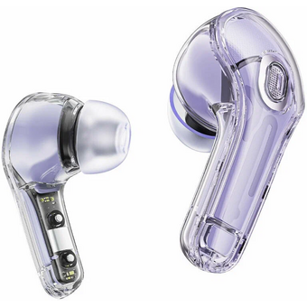  Наушники ACEFAST T8 (AF-T8-AP) Crystal color bluetooth earbuds Alfalfa purple 