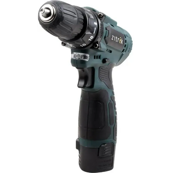  Дрель-шуруповерт Zitrek Green 12V Max (085-1016) аккум. патрон быстрозажимной 