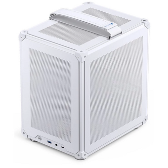 Корпус JONSBO C6-ITX White без БП ITX БП, боковая панель из закаленного стекла, mini-ITX, белый 