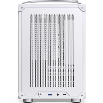  Корпус JONSBO C6-ITX White без БП ITX БП, боковая панель из закаленного стекла, mini-ITX, белый 