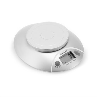  Весы кухонные Maxwell MW-1451 серебристый 