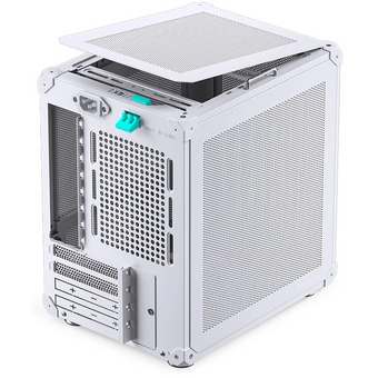  Корпус JONSBO C6-ITX White без БП ITX БП, боковая панель из закаленного стекла, mini-ITX, белый 