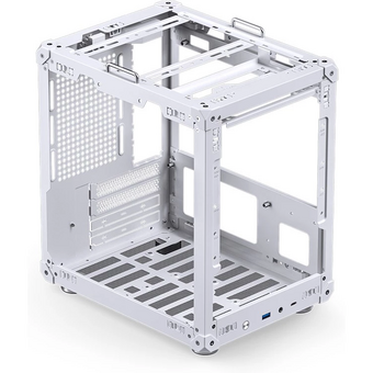  Корпус JONSBO C6-ITX White без БП ITX БП, боковая панель из закаленного стекла, mini-ITX, белый 