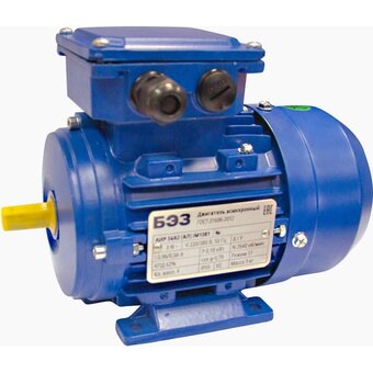  Электродвигатель ТМ БЭЗ АИР 56B4 (Ал) IM1081 (18022) 0,18 кВт/1500 об/мин 