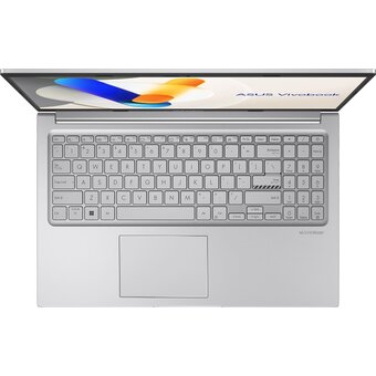  Ноутбук ASUS X1504ZA-BQ1373 (90NB1022-M020P0) 15.6"/FHD/IPS/250N/60Hz/i3-1215U/8GB/SSD512GB/Intel UHD/DOS/Cool Silver 