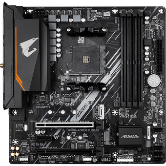  Материнская плата Gigabyte B550M Aorus Elite AX, RTL 