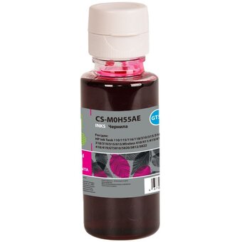  Чернила Cactus CS-M0H55AE GT52 пурпурный 70мл для HP Ink Tank 110/115/116/118/310/315/316/318/319/515/615;Wireless 410/411/415/416/418/419;GT5810/5820 