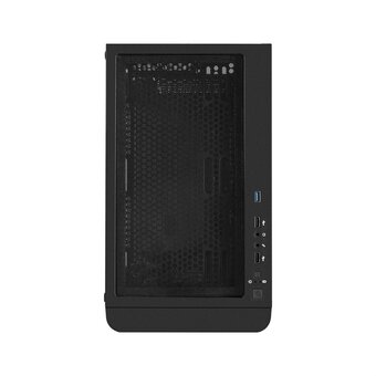  Корпус ExeGate EVO-9202-EVO800 EX296077RUS Miditower (ATX, БП EVO800RGB с вент. 12 см, с окном, 1*USB+1*USB3.0, аудио, черный, 3 вент. 12см с RGB) 
