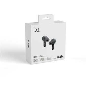  Наушники Sudio D1 (D1BLK) Bluetooth Earbuds-Black 