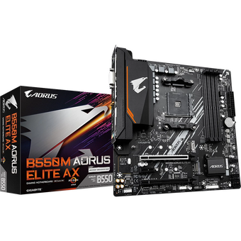  Материнская плата Gigabyte B550M Aorus Elite AX, RTL 