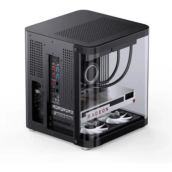  Корпус Jonsbo TK-1 2.0 Black без БП, mini-ITX, micro-ATX, черный 