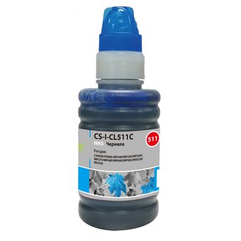  Чернила Cactus CS-I-CL511C голубой 100мл для Canon Pixma MP240/MP250/MP260/MP270/MP480 