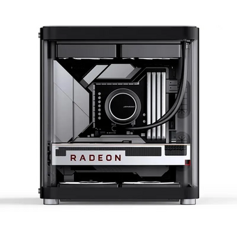  Корпус Jonsbo TK-1 2.0 Black без БП, mini-ITX, micro-ATX, черный 