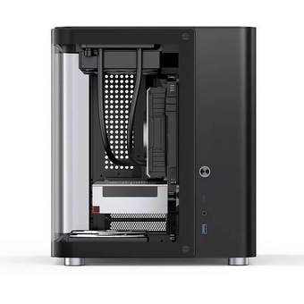  Корпус Jonsbo TK-1 2.0 Black без БП, mini-ITX, micro-ATX, черный 