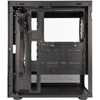  Корпус 1STPLAYER Miku Mi7-A ARGB Black (Mi7-A-BK-2F2R(AP)-1F2(AP)) / ATX / 3x120mm ARGB fans 