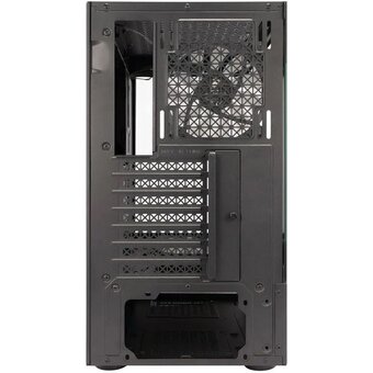  Корпус 1STPLAYER Miku Mi7-A ARGB Black (Mi7-A-BK-2F2R(AP)-1F2(AP)) / ATX / 3x120mm ARGB fans 