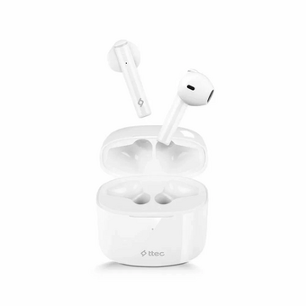  Наушники TTEC AirBeat Lite 2 2KM137B TWS Bluetooth Headset White 