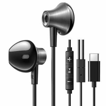  Наушники UGREEN EP106 (35756) Wired Earphones Type-C Black 