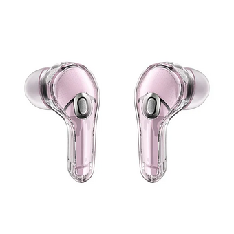 Наушники ACEFAST T8 (AF-T8-LP) Crystal color bluetooth earbuds Lotus pink 