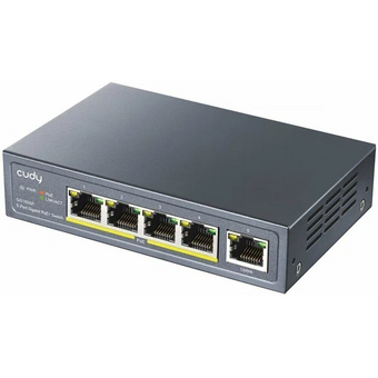  Коммутатор неуправляемый Cudy GS1005P (L2) 5x1Гбит/с 5PoE 60W 