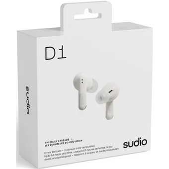  Наушники Sudio D1 (D1WHT) Bluetooth Earbuds-White 