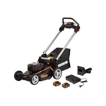  Газонокосилка аккумуляторная WORX WG748E с АКБ и ЗУ 