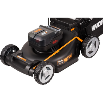  Газонокосилка аккумуляторная WORX WG748E с АКБ и ЗУ 