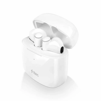  Наушники TTEC AirBeat Lite 2 2KM137B TWS Bluetooth Headset White 