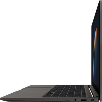  Ноутбук Samsung Galaxy Book 3 NP754 (NP754XFG-KA1IN) 15.6", PLS, i7 1355U 1.7ГГц, 10 ядер, 16ГБ 512ГБ SSD, Intel Iris Xe graphics - 4 ГБ, W11P графит 