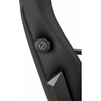  Кресло игровое Knight Craft черный эко.кожа крестов. металл 