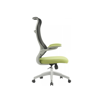  Кресло Cactus CS-GMC505-GYGN черный сиденье салатовый пластик серый 