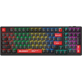  Клавиатура A4Tech Bloody WS98 черный/красный USB for gamer LED 