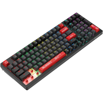  Клавиатура A4Tech Bloody WS98 черный/красный USB for gamer LED 