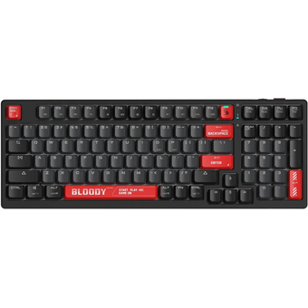  Клавиатура A4Tech Bloody WS98 черный/красный USB for gamer LED 