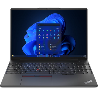  Ноутбук Lenovo ThinkPad E16 G2 (21M5S03A00) 16", IPS, AMD Ryzen 5 7535U 2.9ГГц, 6-ядерный, 16ГБ 512ГБ SSD, AMD Radeon, без ОС, черный 