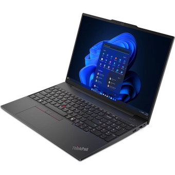  Ноутбук Lenovo ThinkPad E16 G2 (21M5S03A00) 16", IPS, AMD Ryzen 5 7535U 2.9ГГц, 6-ядерный, 16ГБ 512ГБ SSD, AMD Radeon, без ОС, черный 