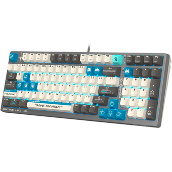  Клавиатура A4Tech Bloody S98 Pixels Blue темно-серый/бежевый USB for gamer LED 