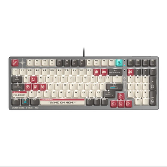 Клавиатура A4Tech Bloody S98 Pixels Red темно-серый/бежевый USB for gamer LED 