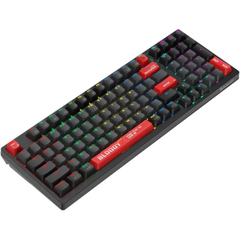  Клавиатура A4Tech Bloody WS98 черный/красный USB for gamer LED 