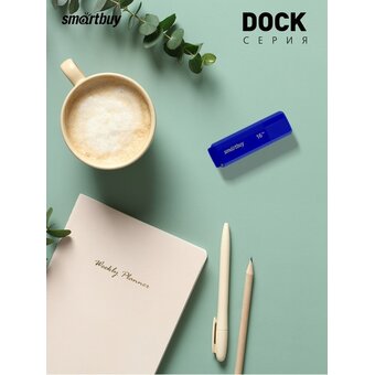  USB-флешка SMARTBUY SB16GBDK-B UFD 2.0 016GB Dock Blue 